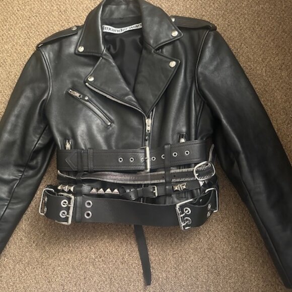 Alexander Wang Jackets & Blazers - Alexander Wang Leather Biker Jacket